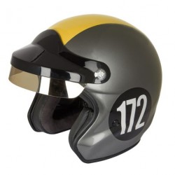 Casque DMD Jet cuire Grey smoked Casque DMD Jet cuire Grey smoked