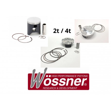 Wossner Forged Piston Kit 8169DB - High Performance Pistons For Husqvarna TC250 & KTM 250 Models | 66.35mm Bore