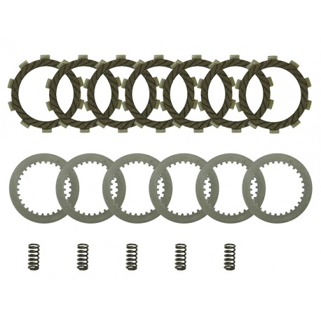 KIT DE DISQUES D'EMBRAYAGE + RESSORT PSYCHIC KAWASAKI KX 80 1988