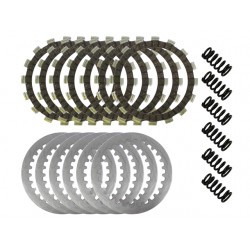 KIT DE DISQUES D'EMBRAYAGE + RESSORT PSYCHIC COMPATIBLE YAMAHA YZ 490 1982/1990