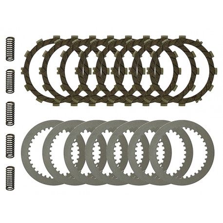 KIT DE DISQUES D'EMBRAYAGE + RESSORT PSYCHIC KAWASAKI KXF 250 06/18
