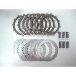 KIT DE DISQUES D'EMBRAYAGE + RESSORT PSYCHIC KAWASAKI 200 KDX 86/88