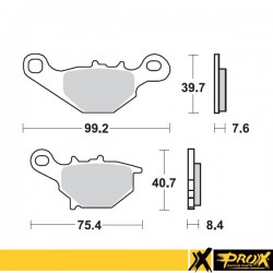 PLAQUETTES DE FREIN AVANT PROX RM80/85 '96-04  DB2260