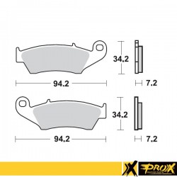 PLAQUETTES DE FREIN AVANT PROX CRF250/450R '02-12 + KX250F/450F '04-12  DB2230