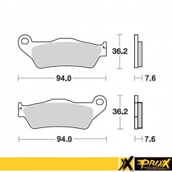 PLAQUETTES DE FREIN AVANT PROX KTM125/144/150/200/250/300/450/525/530  DB2220