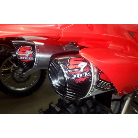 Silencieux S7R GAUCHE CARBON TIP CAN compatible Honda CRF 450 2015 / 2016