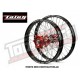 ROUE ARRIERE TALON EVO MOYEU ROUGE CERCLE NOIR 19 X 2.15 HONDA CRF 450 R (2013-1